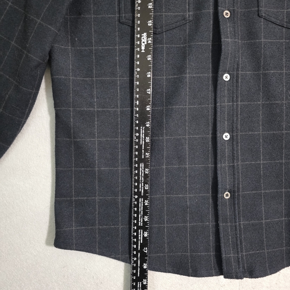 Age Of Wisdom Mens Stretch Flannel Knit Shirt Size Medium - Picture 4 of 10